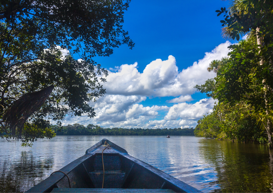 River journey to the lodge